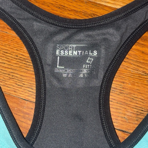 Light Blue Razorback Sports Bra - Picture 3 of 4